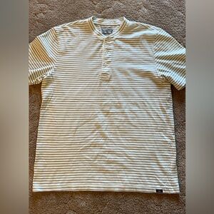 Faherty Sunwashed men's shirt large organic cotton